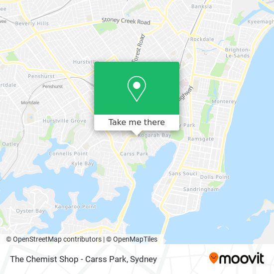 The Chemist Shop - Carss Park map