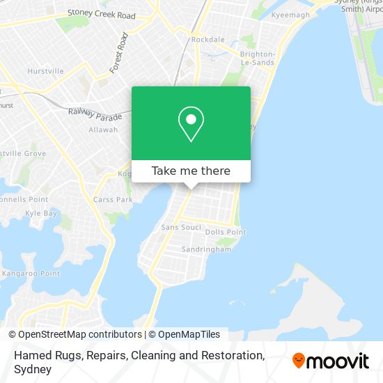 Hamed Rugs, Repairs, Cleaning and Restoration map