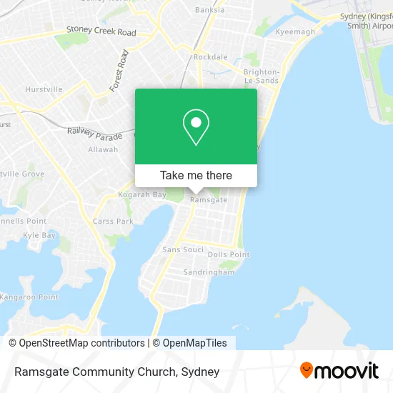 Ramsgate Community Church map