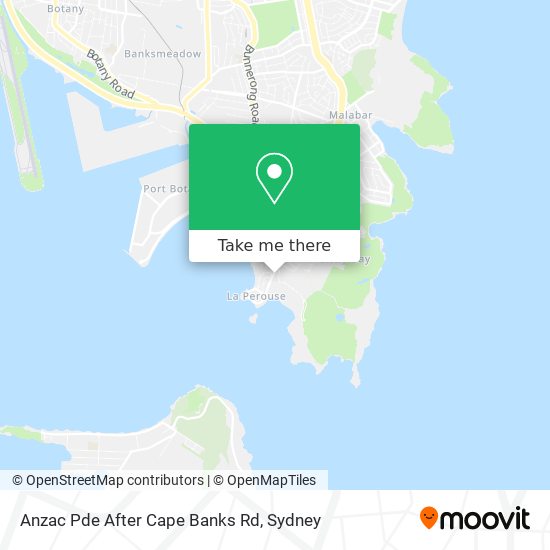 Anzac Pde After Cape Banks Rd map