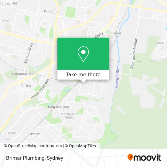 Brimar Plumbing map