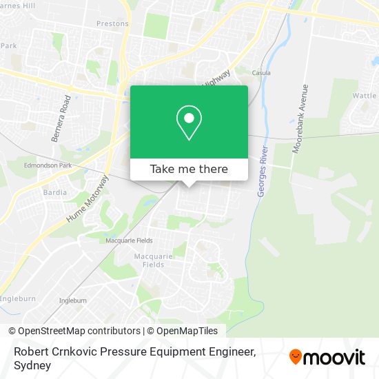 Robert Crnkovic Pressure Equipment Engineer map
