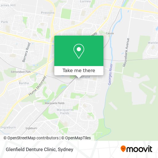 Glenfield Denture Clinic map