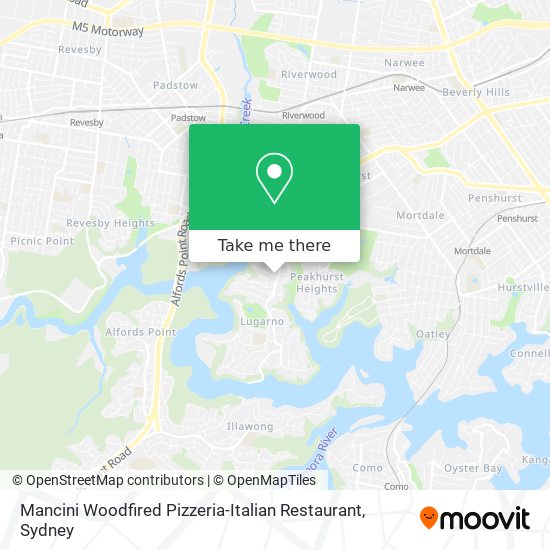 Mancini Woodfired Pizzeria-Italian Restaurant map