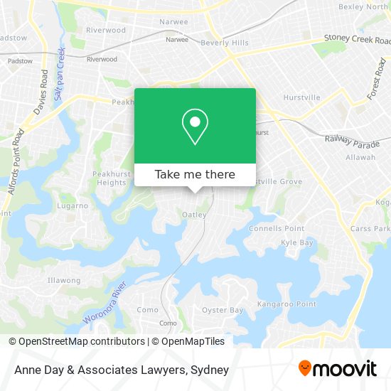 Mapa Anne Day & Associates Lawyers