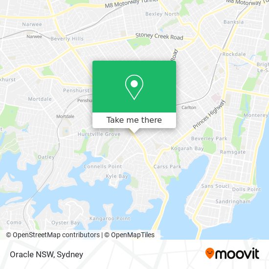 Oracle NSW map