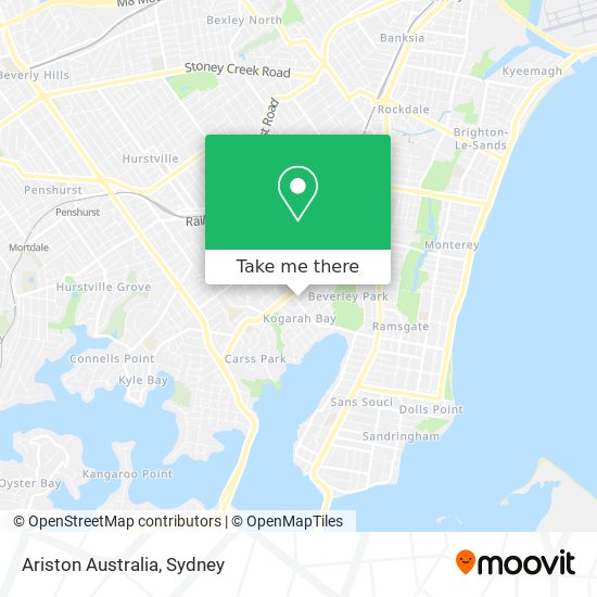 Ariston Australia map