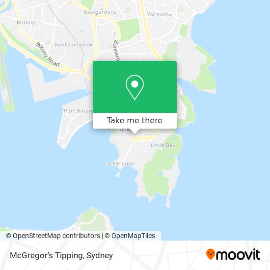 Mapa McGregor's Tipping