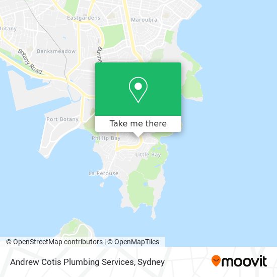 Andrew Cotis Plumbing Services map