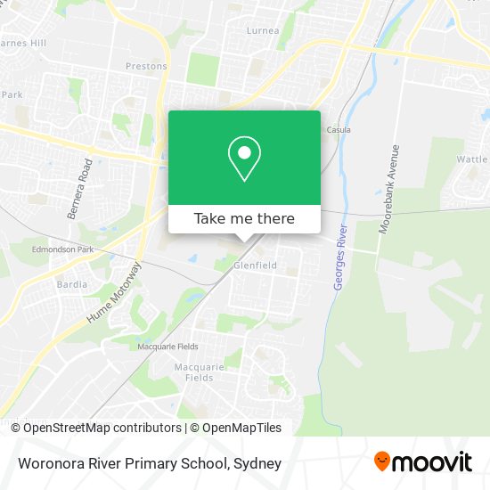 Woronora River Primary School map