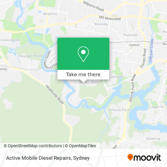 Active Mobile Diesel Repairs map