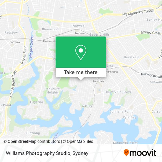 Williams Photography Studio map