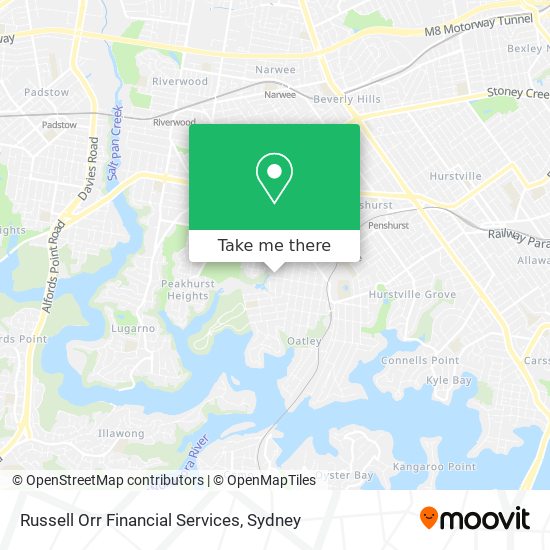 Russell Orr Financial Services map