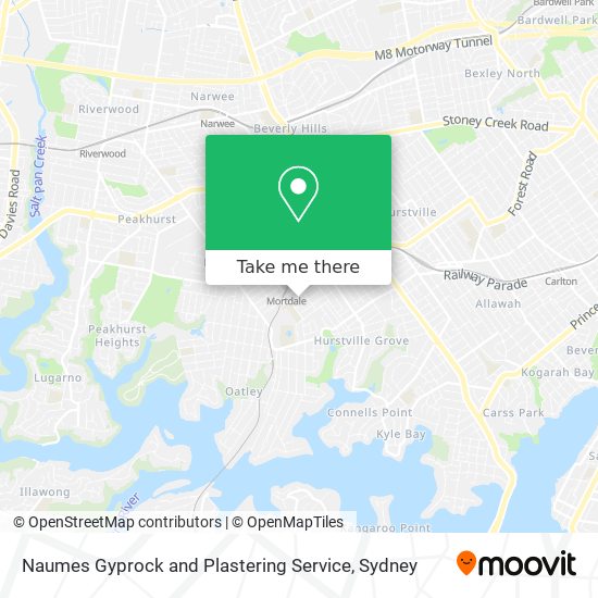 Naumes Gyprock and Plastering Service map