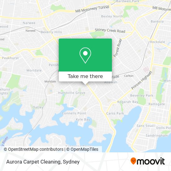 Aurora Carpet Cleaning map