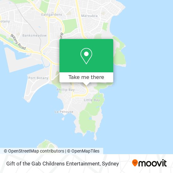 Gift of the Gab Childrens Entertainment map