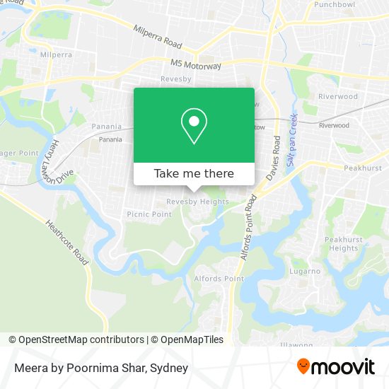 Meera by Poornima Shar map