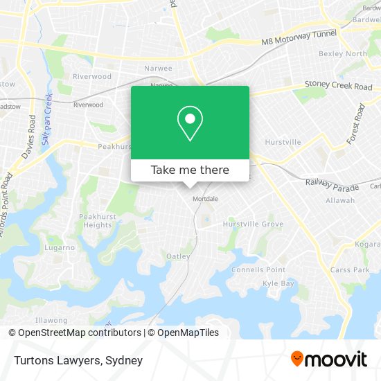 Turtons Lawyers map