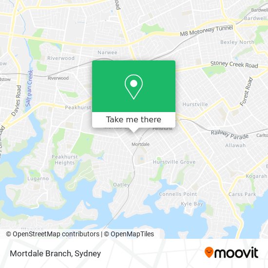 Mortdale Branch map