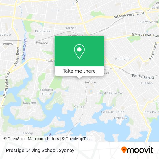 Prestige Driving School map