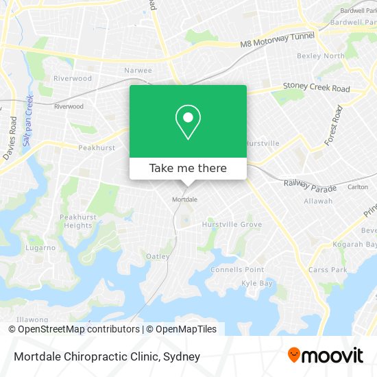 Mapa Mortdale Chiropractic Clinic