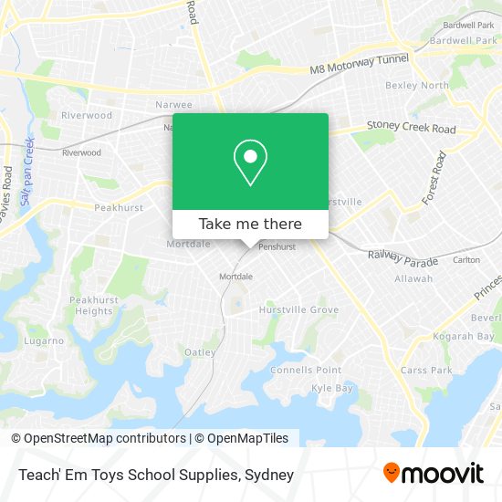 Teach' Em Toys School Supplies map