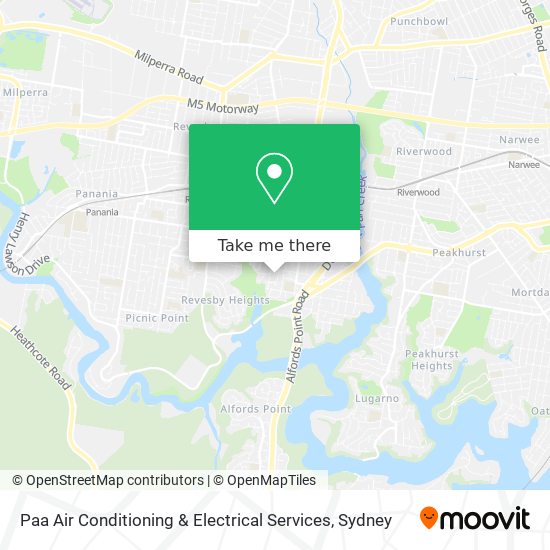 Paa Air Conditioning & Electrical Services map