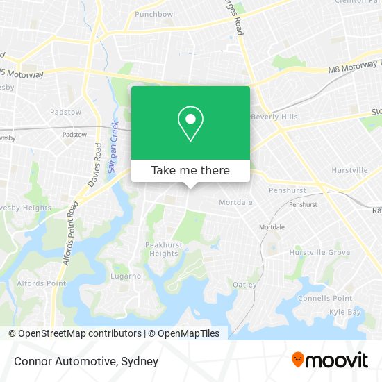 Connor Automotive map