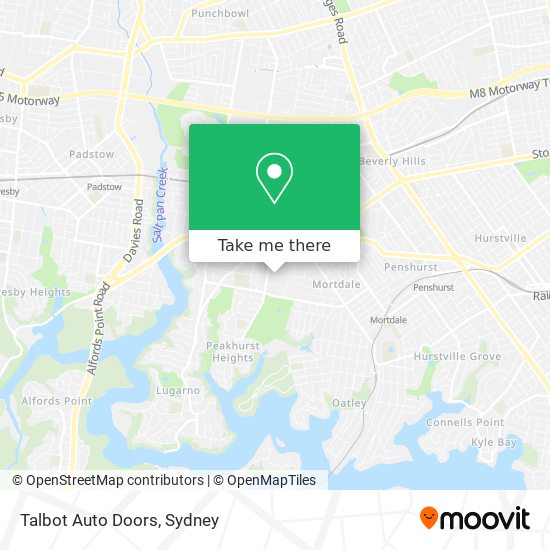 Talbot Auto Doors map