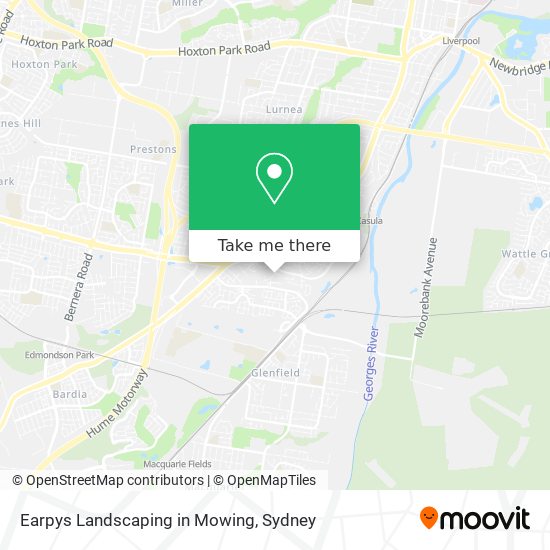 Earpys Landscaping in Mowing map