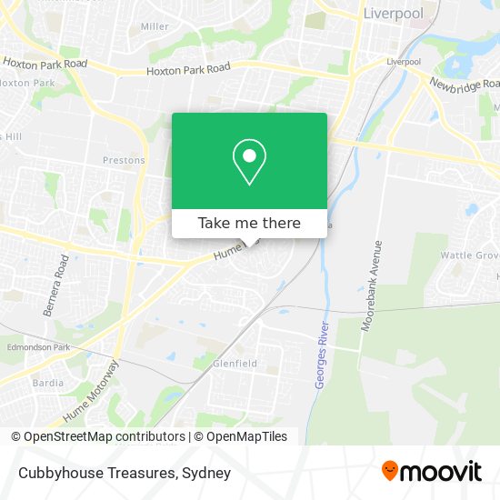 Cubbyhouse Treasures map