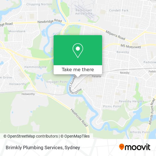 Mapa Brimkly Plumbing Services