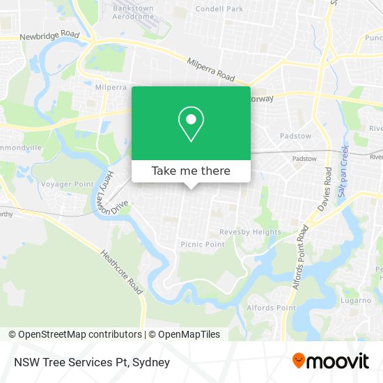 NSW Tree Services Pt map