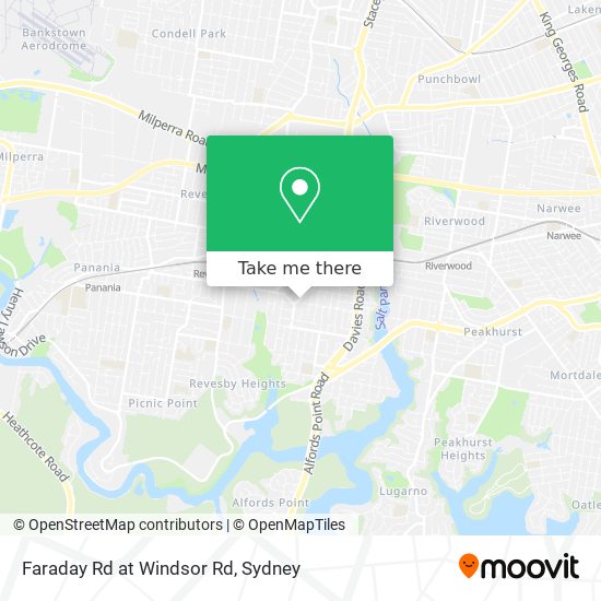 Faraday Rd at Windsor Rd map