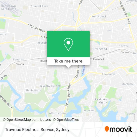 Mapa Travmac Electrical Service