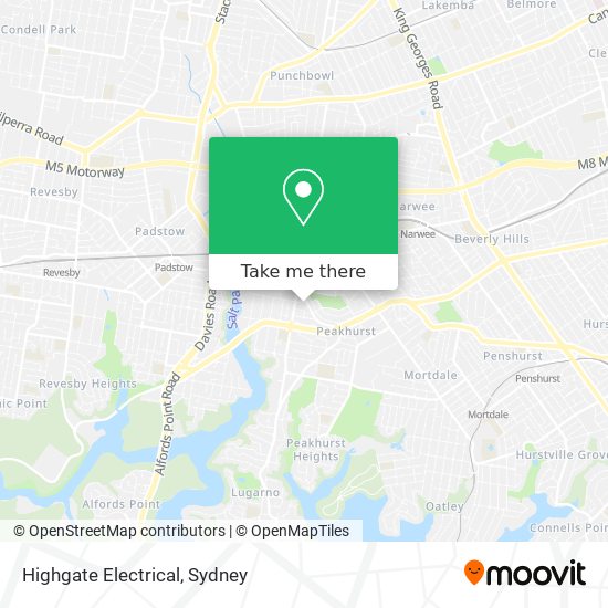 Highgate Electrical map