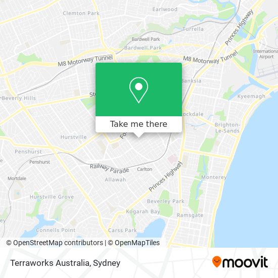 Terraworks Australia map