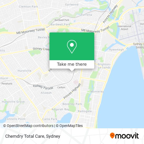 Chemdry Total Care map