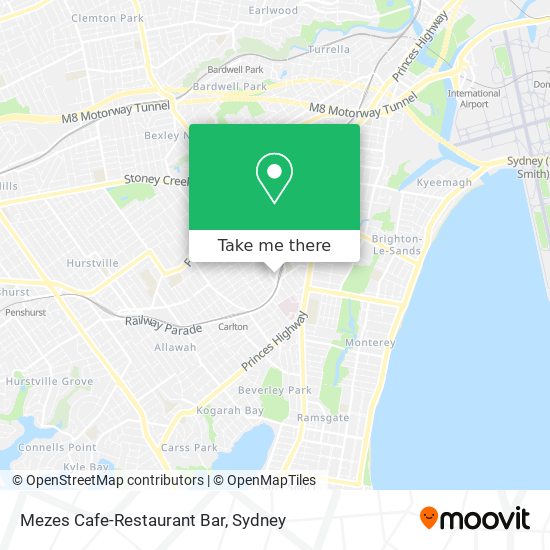 Mapa Mezes Cafe-Restaurant Bar