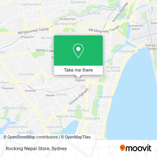 Rocking Nepal Store map
