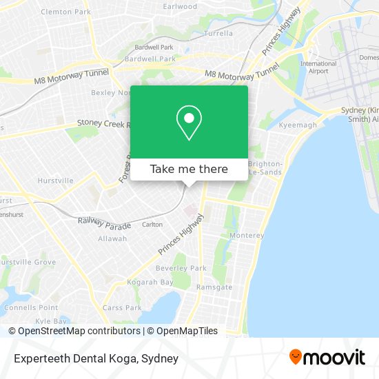 Experteeth Dental Koga map