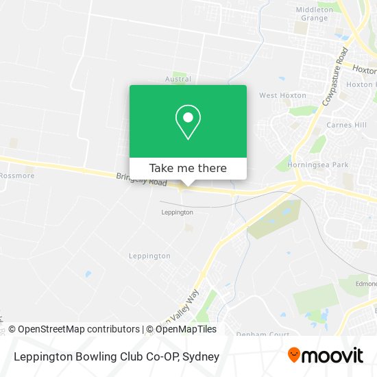 Leppington Bowling Club Co-OP map