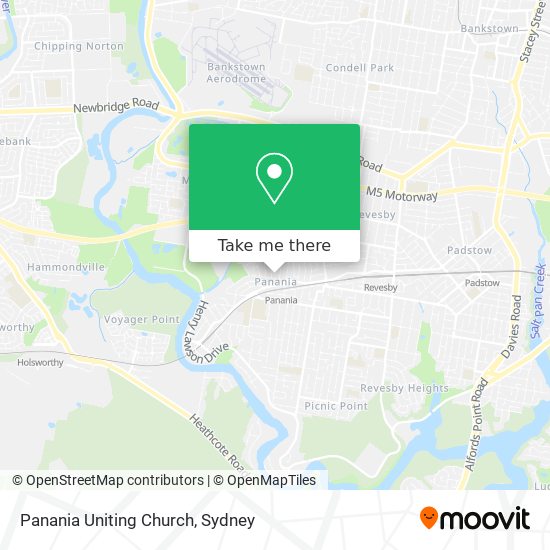 Mapa Panania Uniting Church