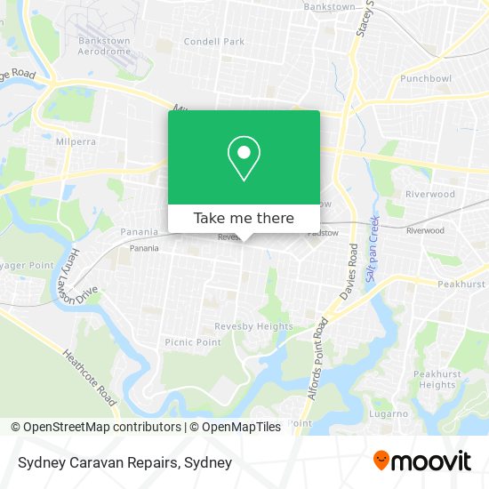 Mapa Sydney Caravan Repairs