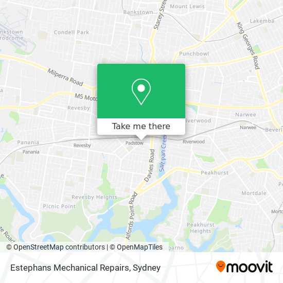 Estephans Mechanical Repairs map