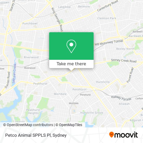 Petco Animal SPPLS Pl map