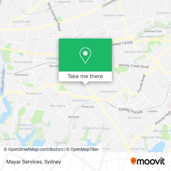 Mayar Services map