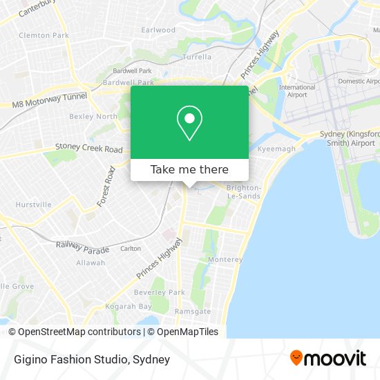 Gigino Fashion Studio map