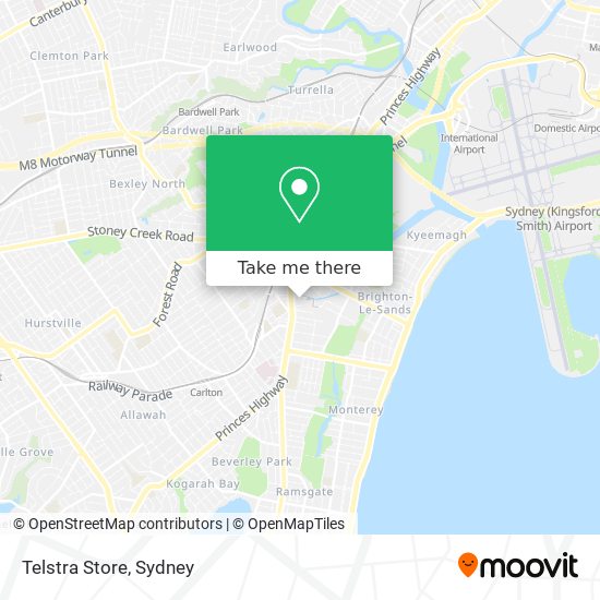 Telstra Store map