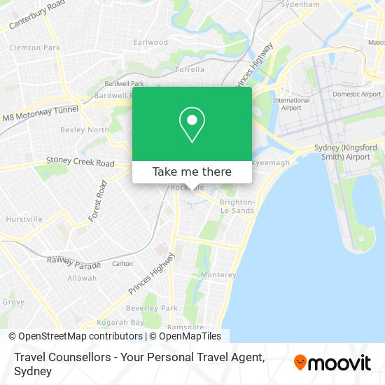 Mapa Travel Counsellors - Your Personal Travel Agent